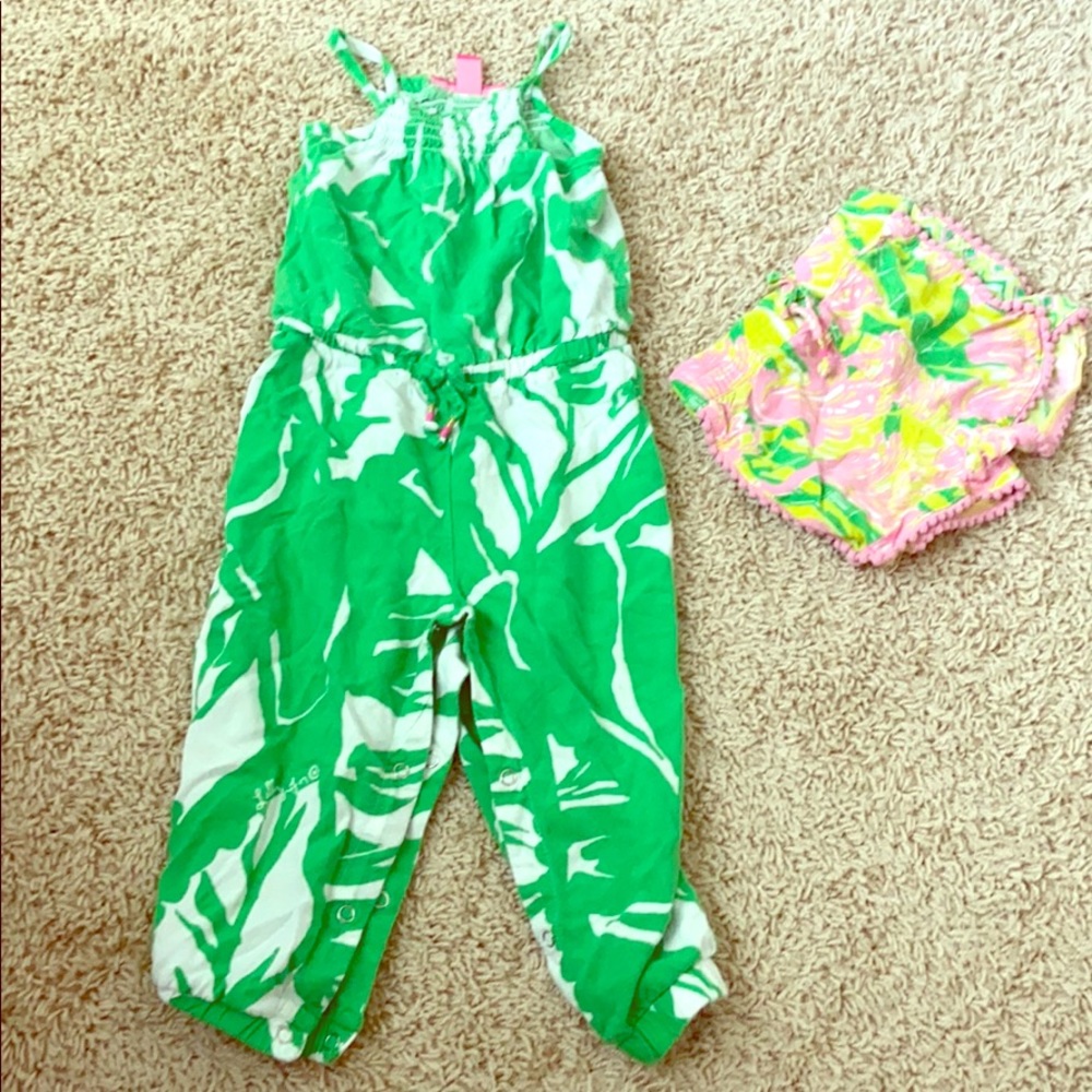 Lilly Pulitzer jumpsuit and shorts!